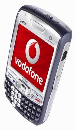 Palm Treo 750v, von oben gesehen