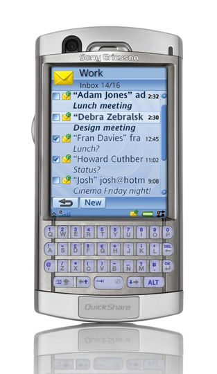 SE P990i, E-Mail-Posteingang