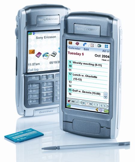 Sony Ericsson P910i mit und ohne Klappe