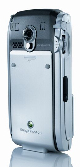 Sony Ericsson P910i, R�ckseite