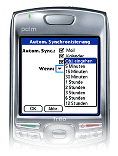 Palm Treo 680 mit Exchange ActiveSync