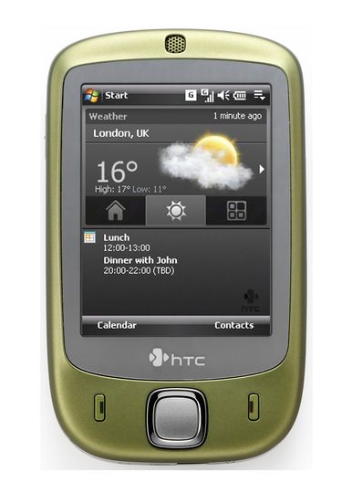 HTC Touch in gr�n