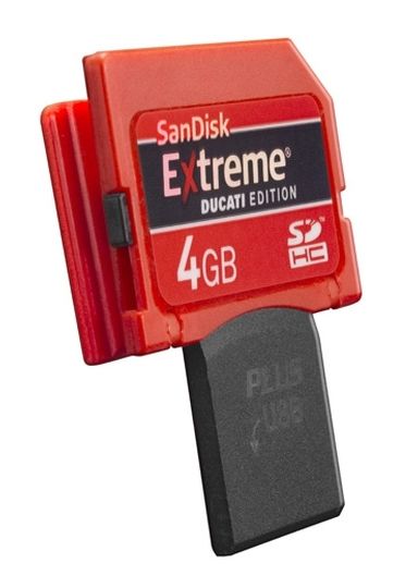 SanDisk Ducati Edition SDHC-Karte