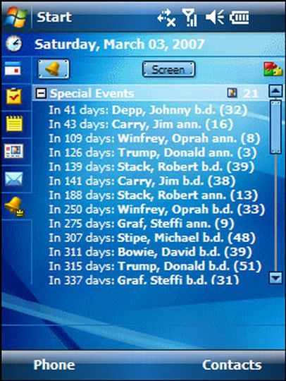 PocketBreeze, Jahrestag