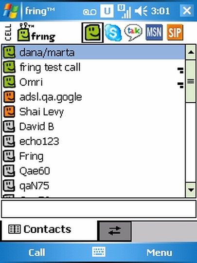 Fring f�r Windows Mobile