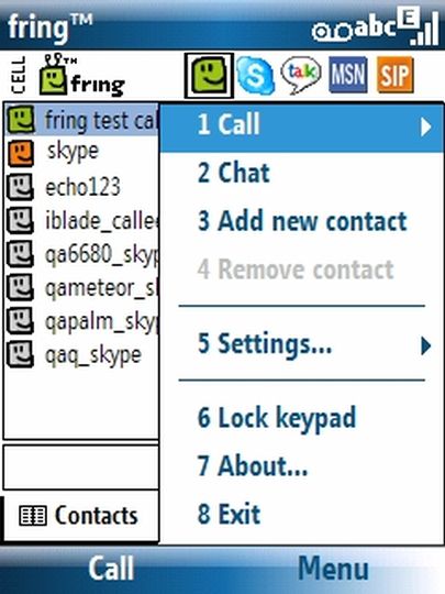 Fring, Kontextmen�