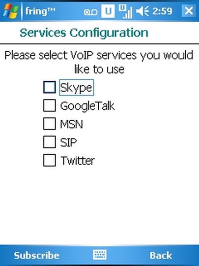 Fring, Voice-over-IP