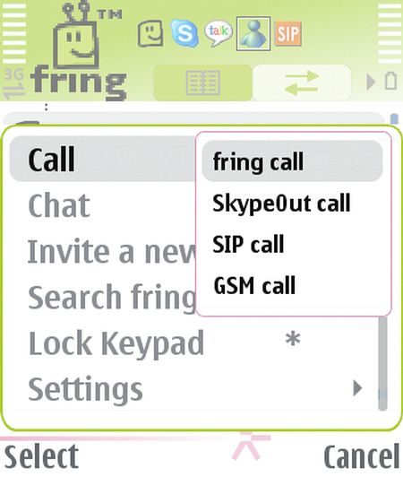 Fring, Gespr�chsauswahl