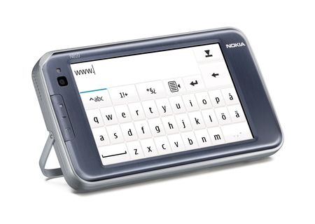 Nokia N810 Internet Tablet: Bildschirmtastatur