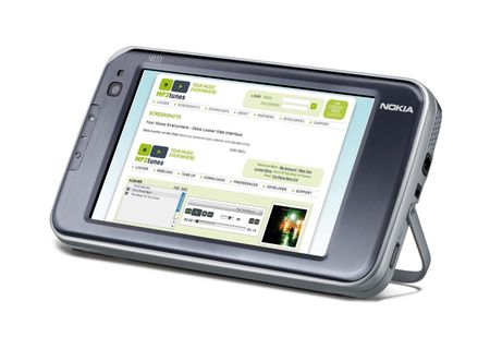 Nokia N810 Internet Tablet: Seitenansicht