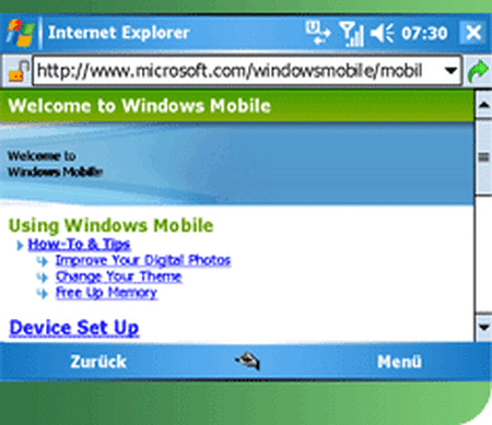 Internet Explorer Mobile