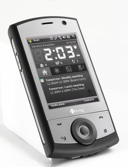 HTC Touch Cruise: seitlich links