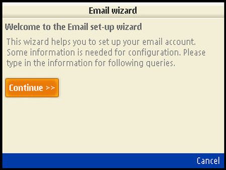 Widsets 2.0: E-Mail-Einrichtung