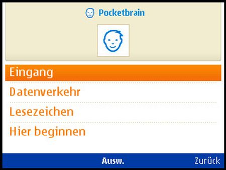 Widsets 2.0: E-Mail-Konto