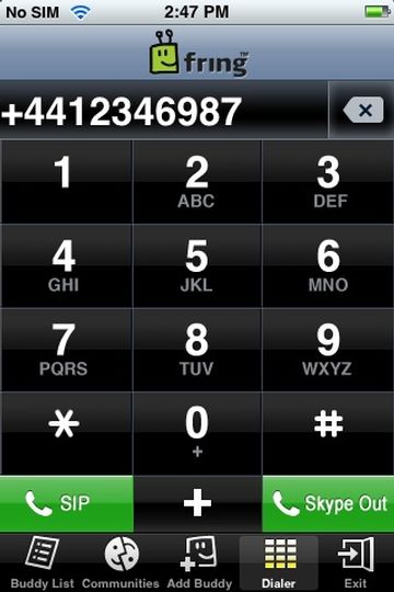 Fring for iPhone 0.9