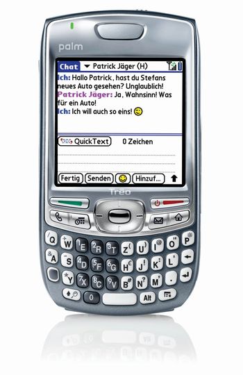 Palm Treo 680, SMS-Chat