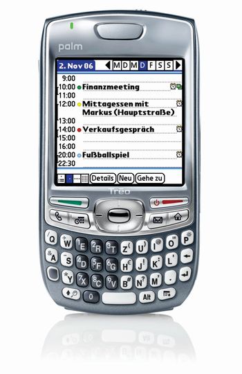 Palm Treo 680, Kalender