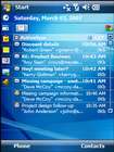PocketBreeze, �bersicht E-Mails