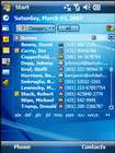 PocketBreeze, �bersicht Kontakte