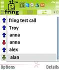 Fring, Chat-History