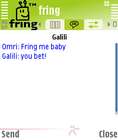 Fring, Textchat