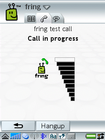 Fring, aktives Gespr�ch