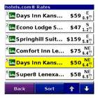 Garmin Mobile XT: hotels.com