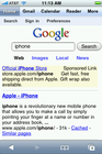 Google-Suche auf dem iPhone