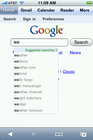 Google auf dem iPhone