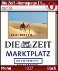 Die Zeit im Opera Mini