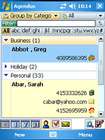 Agendus for Windows Mobile: Kontakte gruppieren