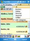 Agendus for Windows Mobile: Kontakt-Kategorien