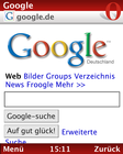 Google im Opera Mini