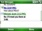 Windows Mobile 6.1: SMS-Gespr�che