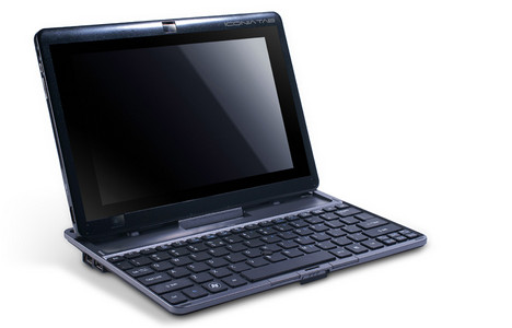 Zum Acer Iconia W500 gibt es auf Wunsch auch eine Docking-Station mit Tastatur