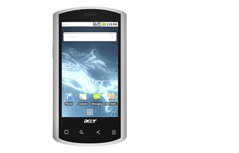 Das Acer Liquid e zeichnet sich durch einen Snapdragon-Prozessor und Android 2.1 aus