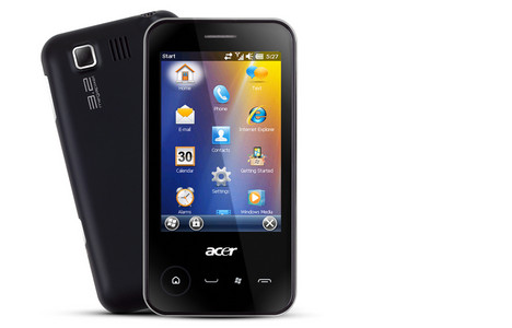 Das Acer neoTouch P400 setzt ganz auf Microsoft