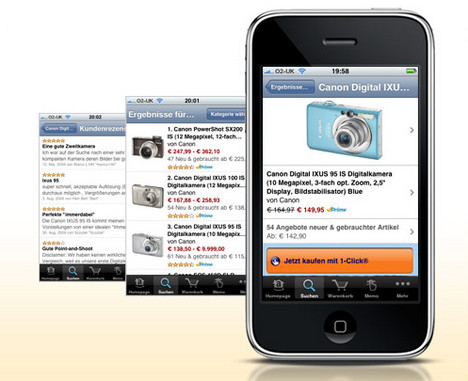 Amazon auf dem iPhone