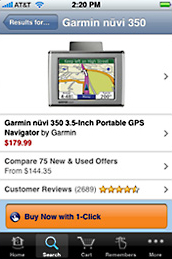 Amazon mobile auf dem iPhone