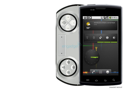 So stellt sich Engadget das Android-Handy als Playstation Portable vor
