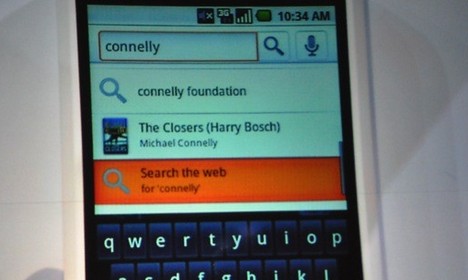 Android 2.0 erscheint mit neuer Android Search (Bild: Engadget)