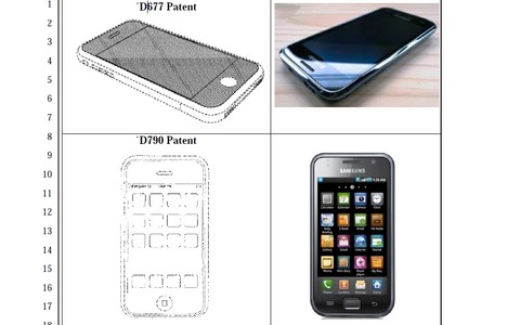 Gegen�berstellung aus der Apple-Klage gegen Samsung (Bild: allthingsd.com)