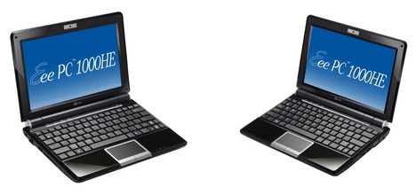 Asus Eee-PC 1000HE mit Intels Atom-Prozessor N280