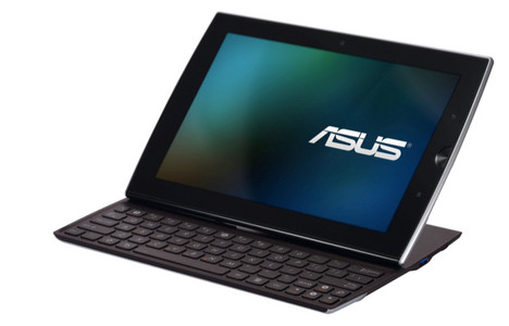 Das Asus Eee Pad Slider hat einen Schiebe-Mechanismus, wie man ihn von manchen Smartphones kennt