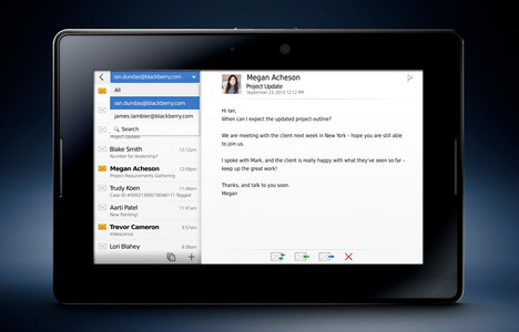 Vom Blackberry Playbook wurden 500.000 St�ck verkauft