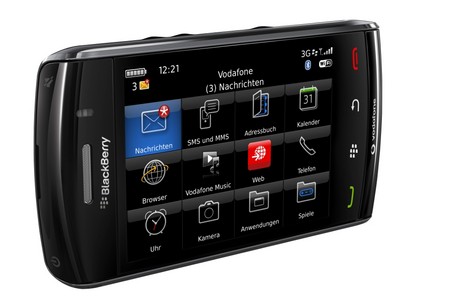 Der Blackberry Storm verschl�sselt seine Daten