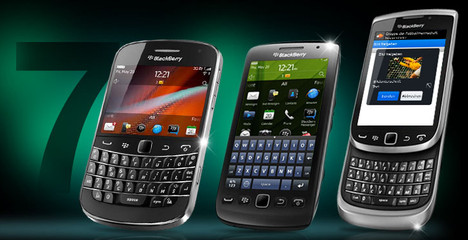 Die neuen Blackberrys 9900 9810 und 9860