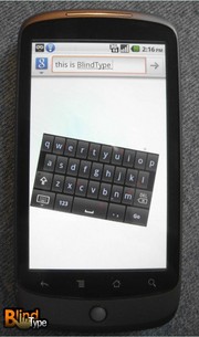 Blindtype auf dem Android-Handy