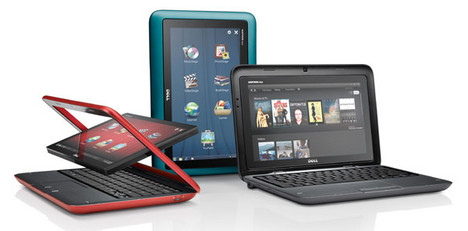 Das Dell Inspiron Duo klappt anders (Bild: laptopmag.com)