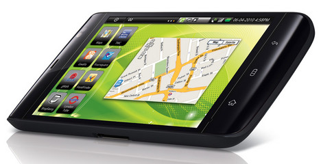 Das Dell Streak 5 ist gr��er als herk�mmliche Smartphones, fast schon ein Tablet